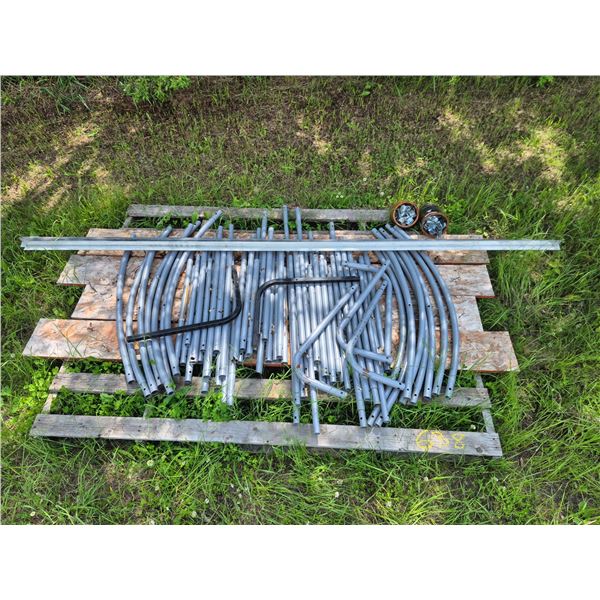 shelter frame & qty of 10ft metal