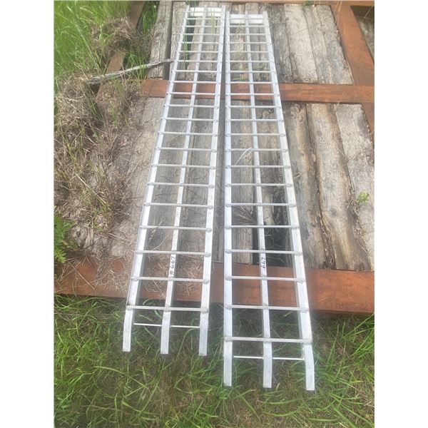 Set of 7 1/2ft Alum quad ramps