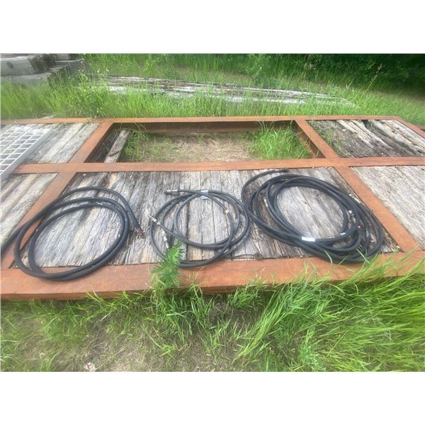 3 lengths of hyd hose