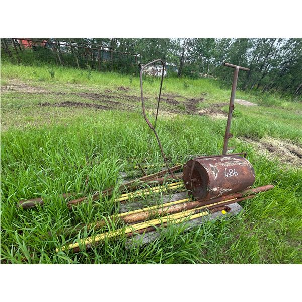 24" Roller, pipe hitch etc.