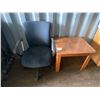 Image 1 : Computer chair, and small table