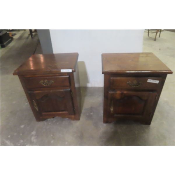 2 End Tables/Night Stands – 25" x 21" x 17"
