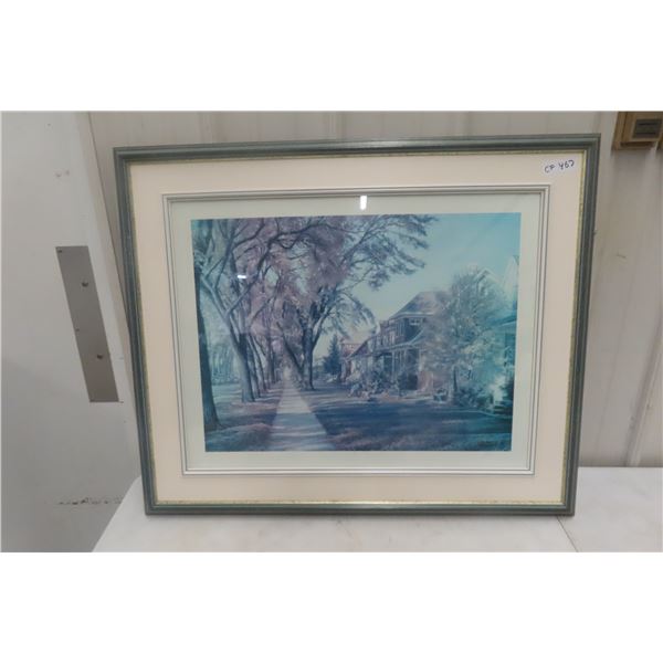 Framed Limited Edition Print by D. Jones – 29" x 34" – Hand Signed