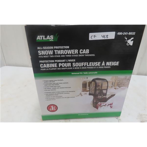 New Atlas Snowblower Cab