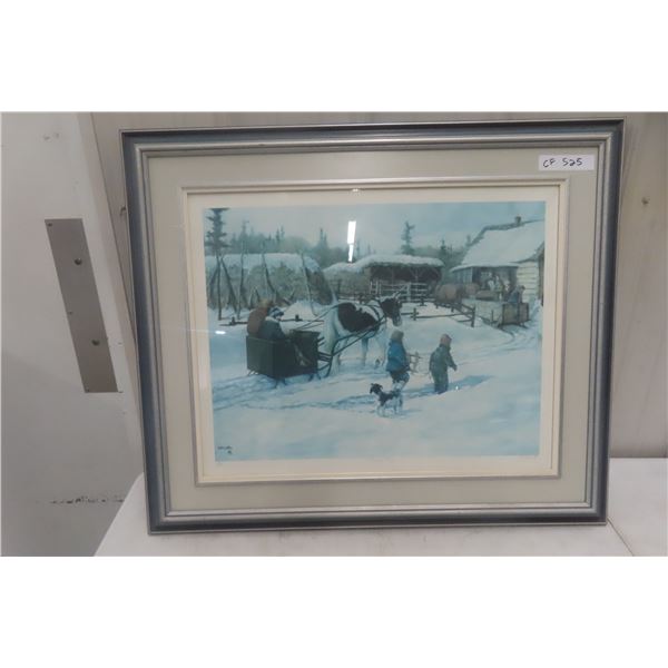 Framed Limited Edition Print by Armand Paquette – 27" x 32" – Hand Signed