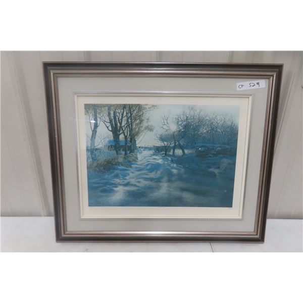 Framed Limited Edition Print by Geo Jenkins – 24" x 30" – Hand Signed