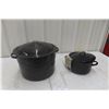 Image 1 : Canner, Enamel Pot and Basket, Appears New