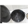 Image 3 : Canner, Enamel Pot and Basket, Appears New