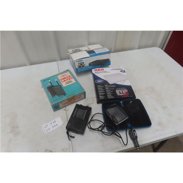 Vintage Walkie-Talkie, TomTom GPS Road, Digital Converter Box and More
