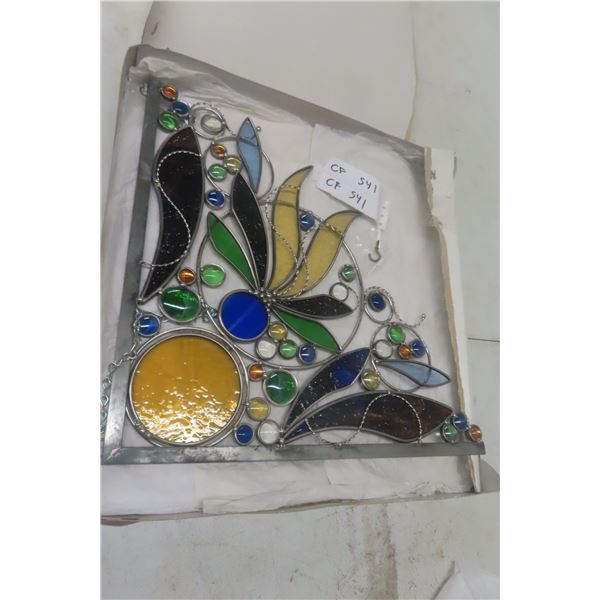 Stained Glass Display – Multi-Colour – 15" x 15"