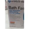 Image 3 : New Bath Fan with LED Lighting and Fan Control