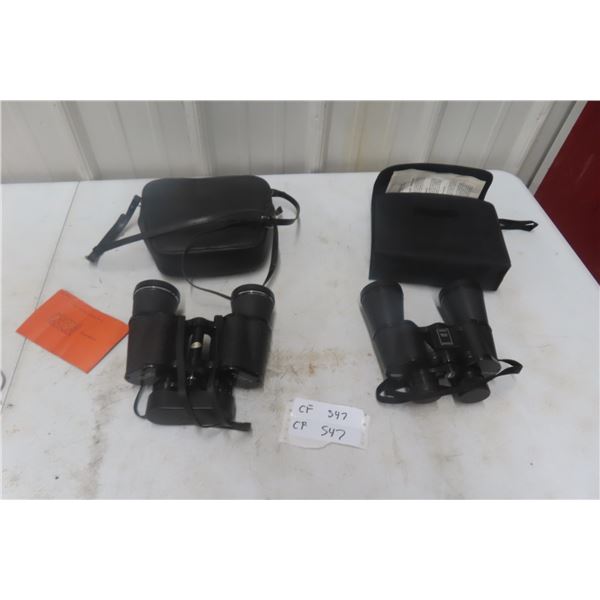Binoculars – Qty 2 Pairs: 7x50 and 10x50