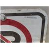 Image 7 : 2 Metal "No Parking" Signs: 12½" x 12"