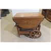 Image 1 : Oak Dropleaf Tea Cart
