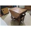 Image 3 : Oak Dropleaf Tea Cart