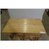 Image 2 : Rolling Dropleaf Breakfast Bar with 2 Nesting Stools