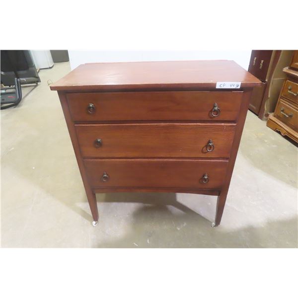 Dresser – 3 Drawer – 36" x 33" x 17"