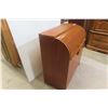 Image 2 : Cylinder-Style Roll-Top Desk – 38" x 18" x 35"