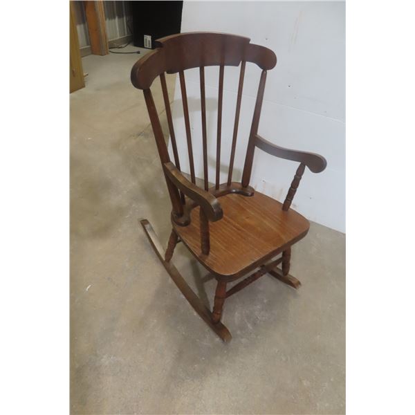 Child's Wood Rocking Chair