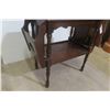 Image 5 : Antique Walnut Magazine Stand – 22" x 23" x 13"