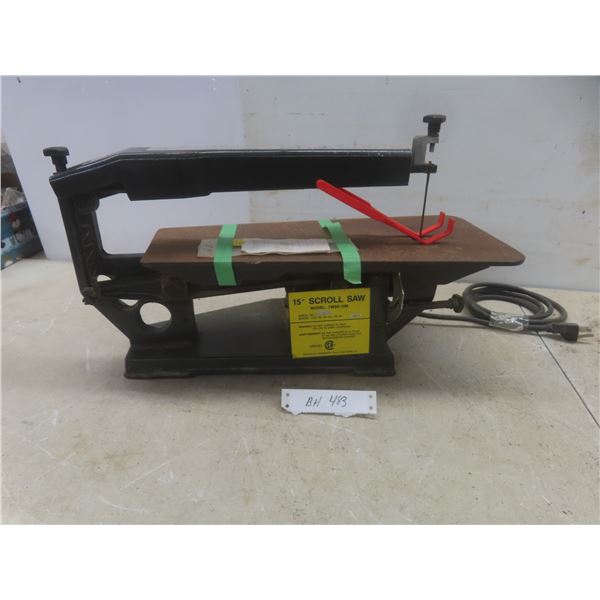 Trade Master 15" Scroll Saw – Model TMSS-15M – with Extra Blades