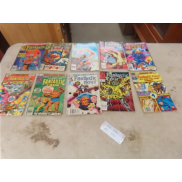10 Marvel Comics: Fantastic Four – Price Range 35¢ to $1.75