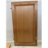 Image 10 : Oak Cabinet Doors with Hardware: Various Sizes – Largest 30" x 16½" – Corner Piece 30" x 8