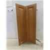 Image 12 : Oak Cabinet Doors with Hardware: Various Sizes – Largest 30" x 16½" – Corner Piece 30" x 8