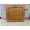 Image 3 : Oak Cabinet Doors with Hardware: Various Sizes – Largest 30" x 16½" – Corner Piece 30" x 8