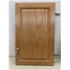 Image 8 : Oak Cabinet Doors with Hardware: Various Sizes – Largest 30" x 16½" – Corner Piece 30" x 8