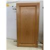 Image 9 : Oak Cabinet Doors with Hardware: Various Sizes – Largest 30" x 16½" – Corner Piece 30" x 8