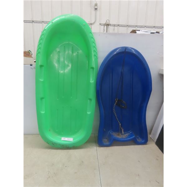 Plastic Sleds – Qty 2