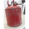 Image 6 : Vintage Metal Gas Can with Brass Tag