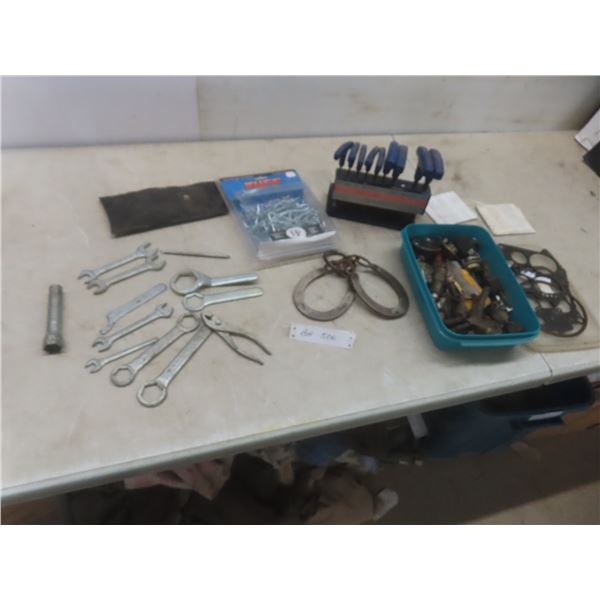 Kawasaki Wrenches with Case, New 15ft Tie-Out Chain, 9-Piece Hex Key Set and Rochester Carb Tuning