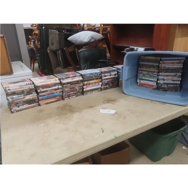 118 DVDs with Tote: Hangover Part 2, RV, Shoot Em Up and More