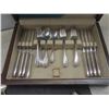 Image 2 : 1847 Rogers Brothers Daffodil Silverware – 45 Pieces,4 Harris Miller Steak Knives – & 10 Additional
