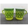 Image 8 : 6 Coffee Mugs: 4 Fire-King and 2 Anchor Hocking