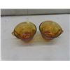Image 5 : Carnival Glass Punch Bowl Set – 8 Pieces