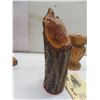 Image 8 : 4 Wood Carvings – Tallest 13"