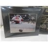 Image 5 : 10 Hockey Pucks Including Winnipeg Jets, 2 Pictures Edmonton Oilers 8" x 10" and NHL Steering Wheel 