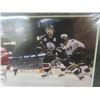 Image 6 : 10 Hockey Pucks Including Winnipeg Jets, 2 Pictures Edmonton Oilers 8" x 10" and NHL Steering Wheel 