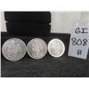 Image 1 : Canadian 50-Cent Coins 1960, 1963 and 1965 – Qty 3
