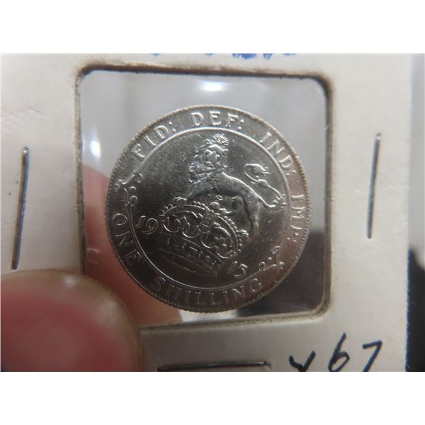 2X British  3-Pence 1936 and 1942; 1943 6-Pence - 1 Shilling 1928 and 1943 (Qty 2)