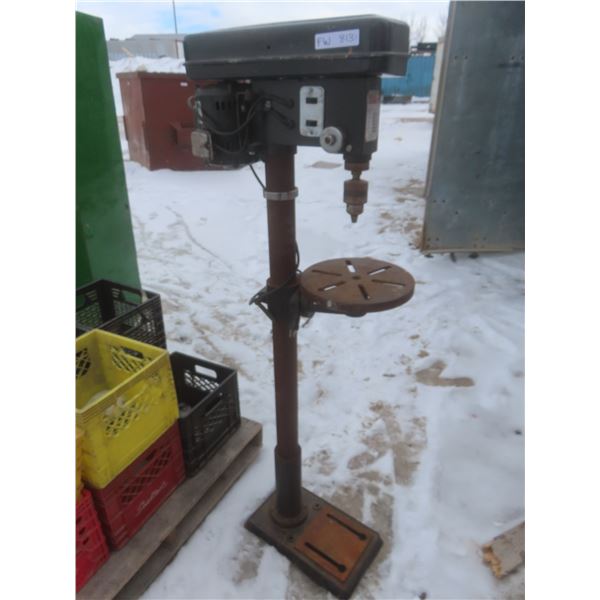 Guardian Power Drill Press – 3/4 HP, 16-Speed, 62" Tall, Working