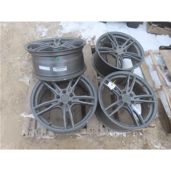 Aftermarket 18" Wheels for Ford Bronco or Ford Edge – 5×108 Bolt Pattern – Qty 4