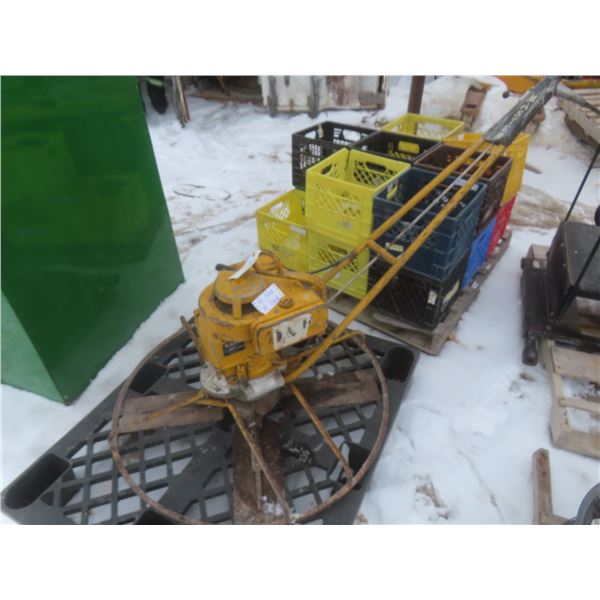 Koehring Cement Power Trowel – Ran in 2024