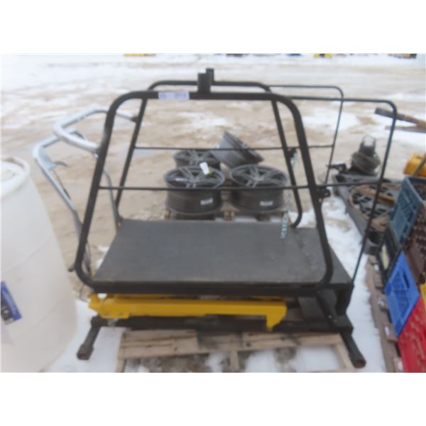 Dog Grooming Station with Hydraulic Lift – 21 × 48 × 4"