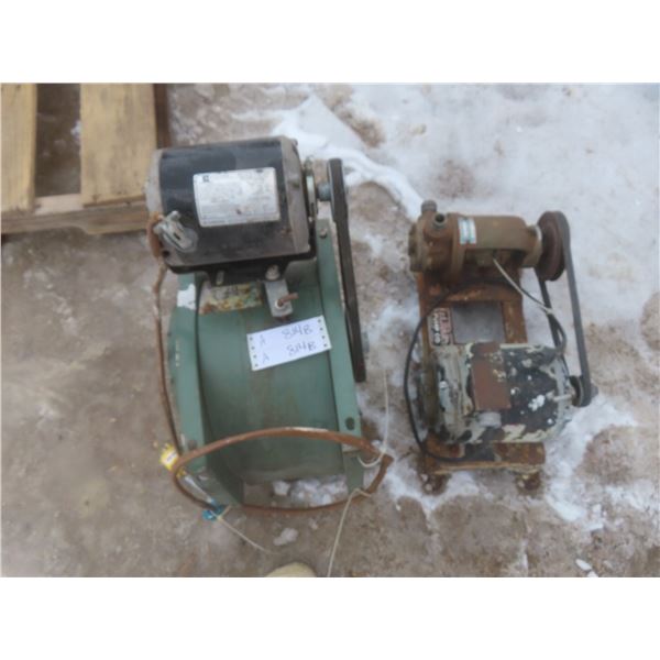 Electric Motors – 1/4 HP with Pump and 1/4 HP with Fan – Qty 2