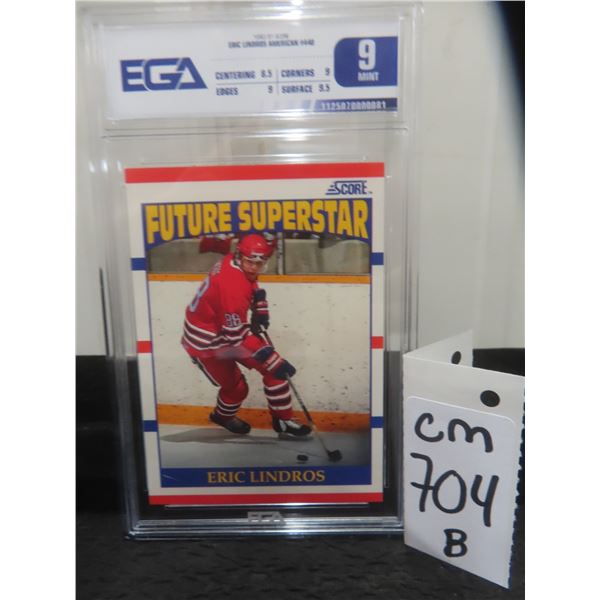 Graded Eric Lindros Rookie Card