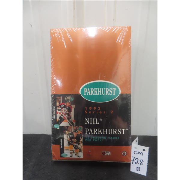 Unopened 1992 Parkhurst Series 2 Hockey Box